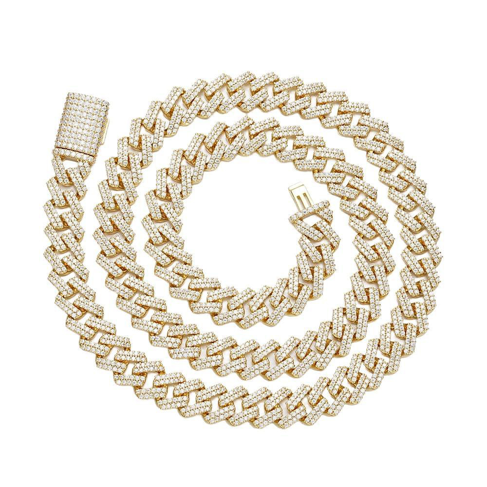 Prong-Set Tennis Chain