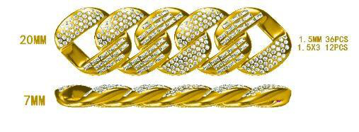 Iced Out Cuban Link Bracelet