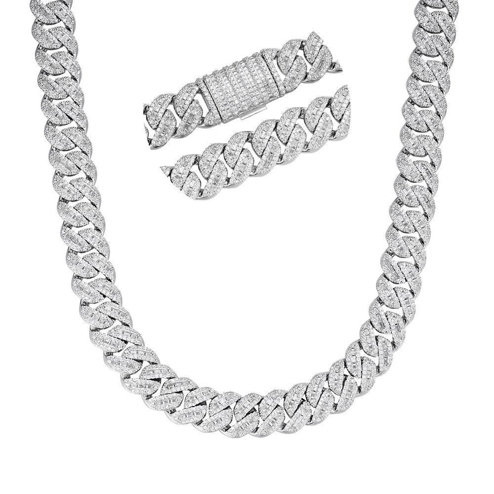 Layered Rope & Cuban Chain Set