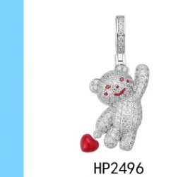 Hanging Teddy Bear Pendant