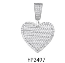 Pavé Heart Pendant