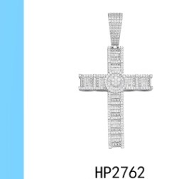 Iced Cross Pendant