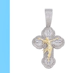 Crucifix Cross Pendant