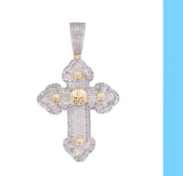 Accented Cross Pendant