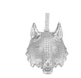Wolf Head Pendant