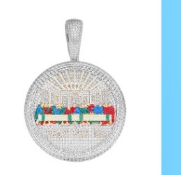 Last Supper Medallion Pendant