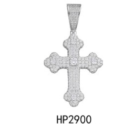 Iced Cross Pendant