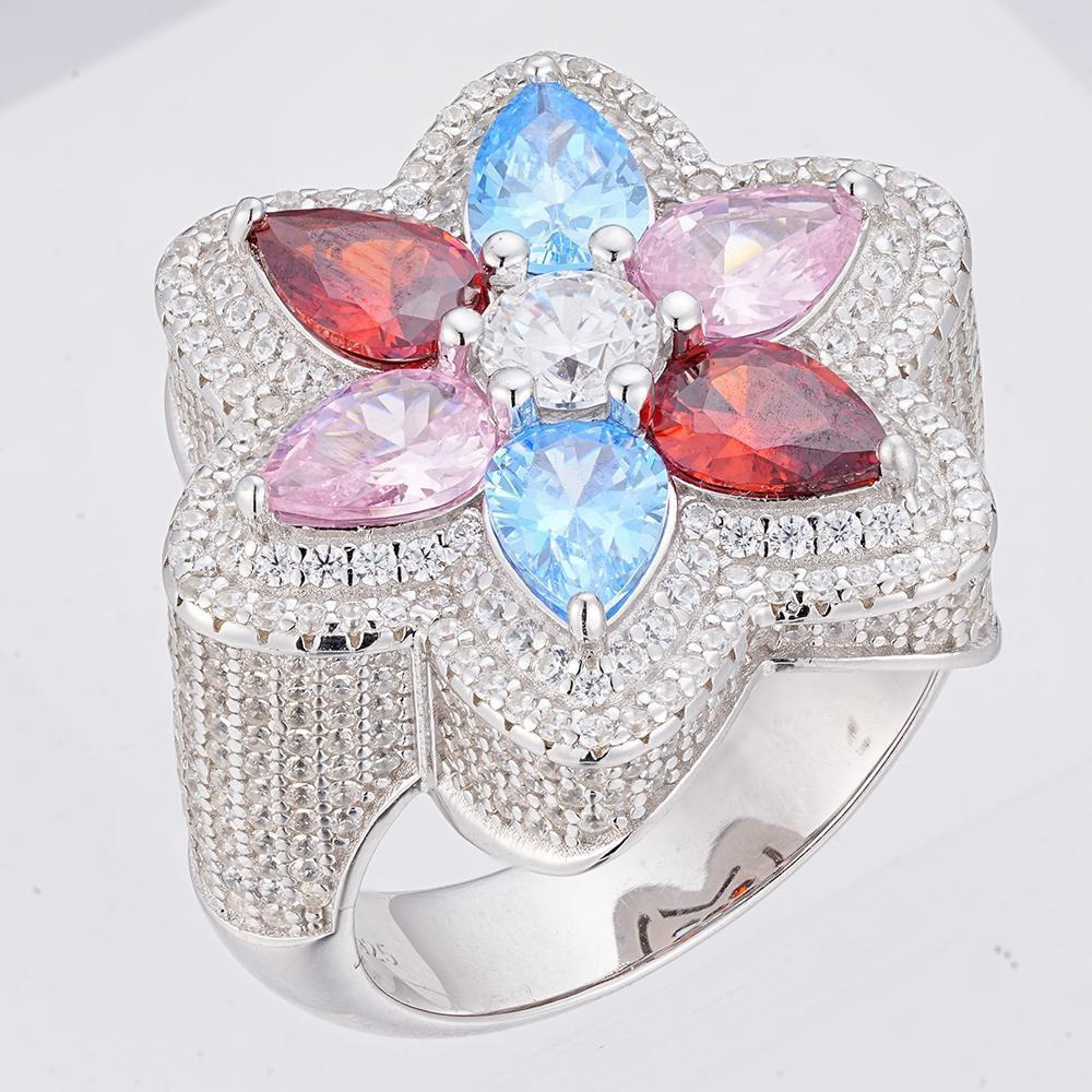 Marquise Cluster Cocktail Ring