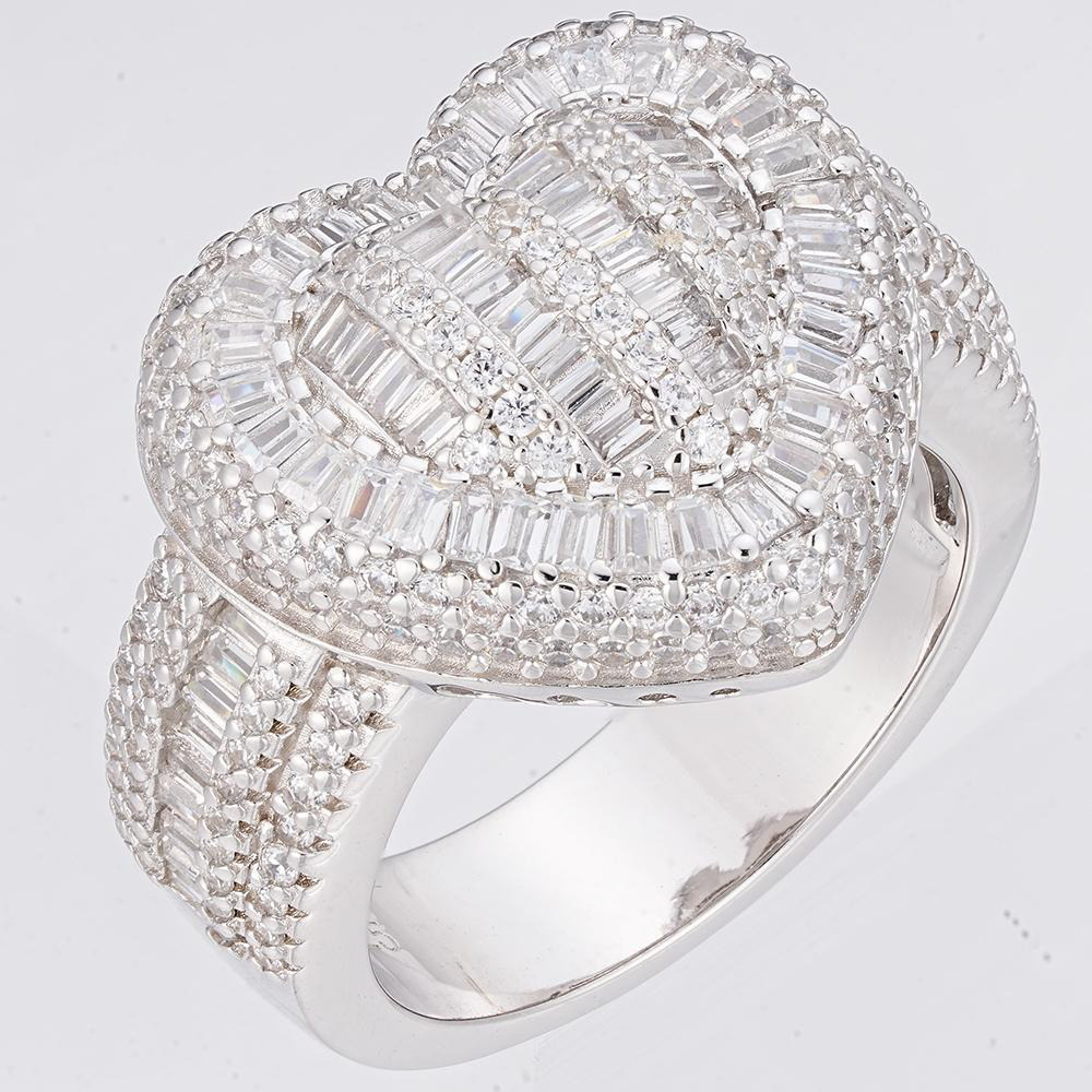 Square Pavé Signet Ring